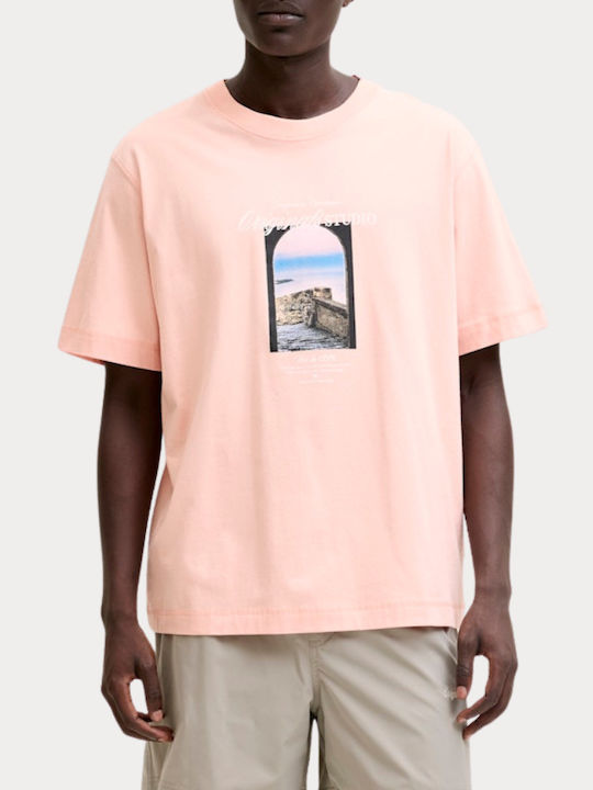 Jack & Jones Crew Neck T-Shirt Rosa