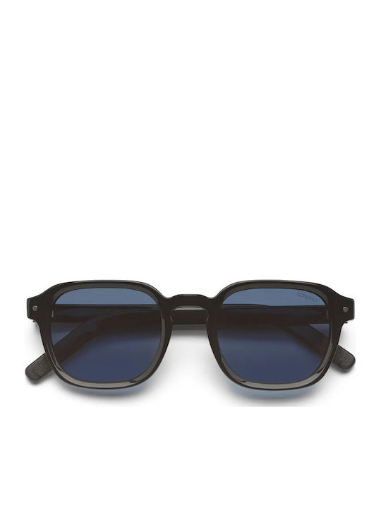 Komono Men's Sunglasses with Black Horn-Rimmed Frame and Polarized Lens KOM-S10878