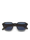 Komono Men's Sunglasses with Black Horn-Rimmed Frame and Polarized Lens KOM-S10878