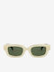 Projekt Produkt Unisex Sunglasses with Beige Horn-Rimmed Frame 476379