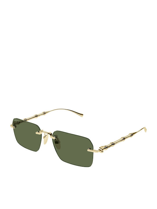 Gucci Unisex Ochelari de Soare cu Ramă Aurie GG...