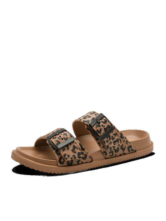 Women's Flat Sandals Brown