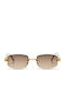 Am Eyewear Herren Sonnenbrillen mit Gold Metallrahmen 501794