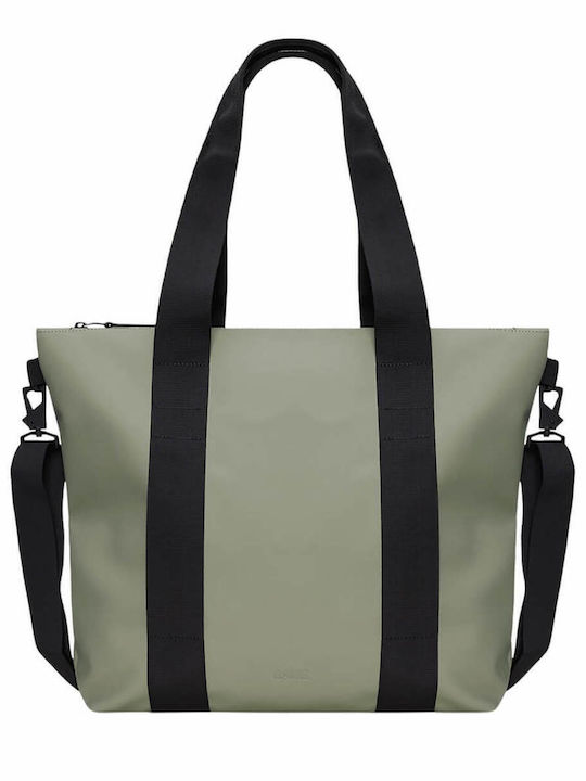 Tote Mini Γυναικεία Τσάντα Tote Χειρός Χακί