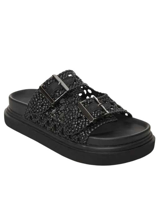 Γυναικεία Σανδάλια Μαύρα Regular Fit