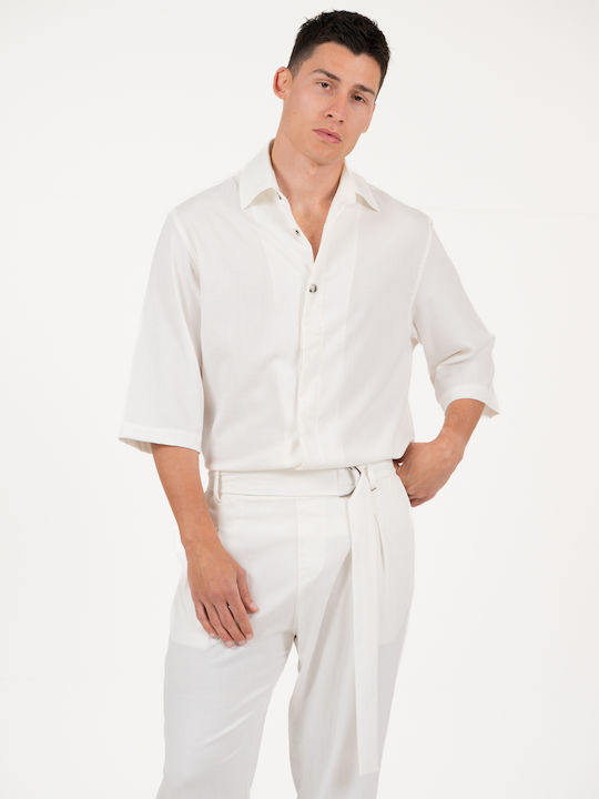 Vittorio Artist Μακρυμάνικo Overshirt White 300...