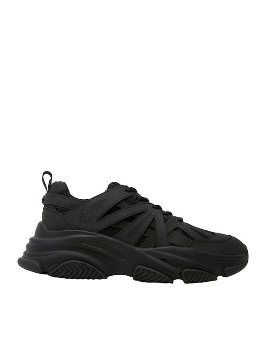 Steve Madden Peckman Ανδρικά Sneakers Μαύρα