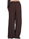 Damen Stoffhose Braun