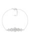 Xrisokosmima Women's Silver Bracelet with Zircon