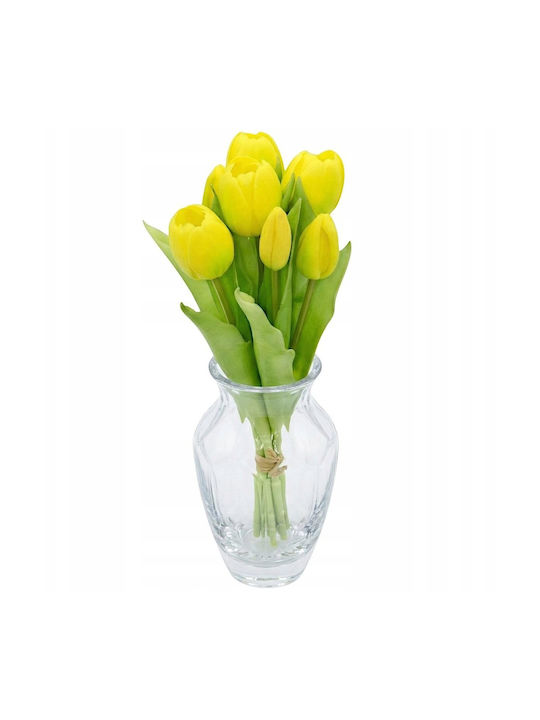 Bouquet of Yellow Tulips 31cm Saska Garden