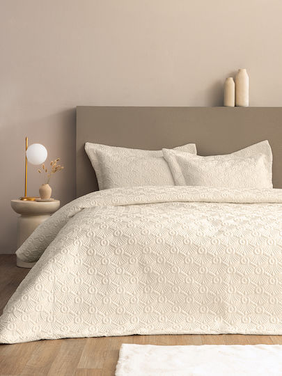 Palamaiki Wed104 Σετ Κουβερλί Υπέρδιπλο Microfiber White 240x260cm