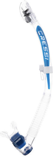 Cressi Шнорхел Itaca Ultra Dry Snorkel Прозрачно Син