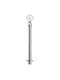 Ausziehbare Metallische Vorhangstange Einzeln Φ16mm 110-210cm Chrom