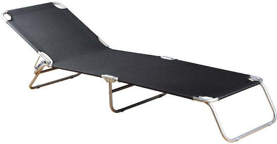 Foldable Guest Bed Without Mattress Single Black 77x60cm