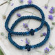 Prayer Beads Light Blue Fine Light Blue Bead Cross 1mon24