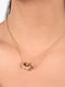 Karl Lagerfeld Double Necklace in Gold Plated Steel
