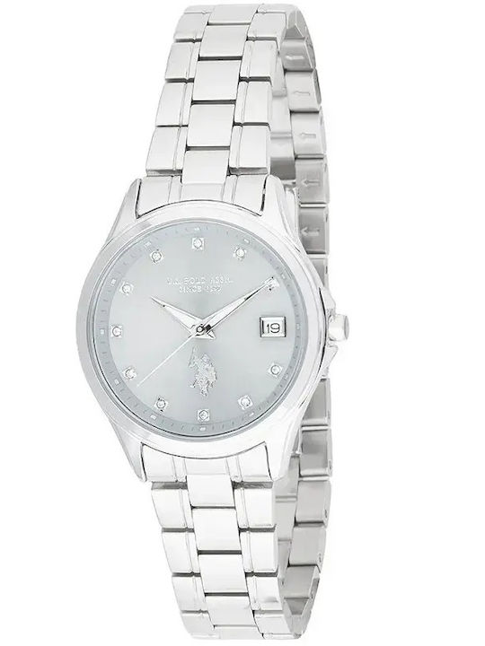 U.S. Polo Assn. Crystals Womens Watch Battery w...