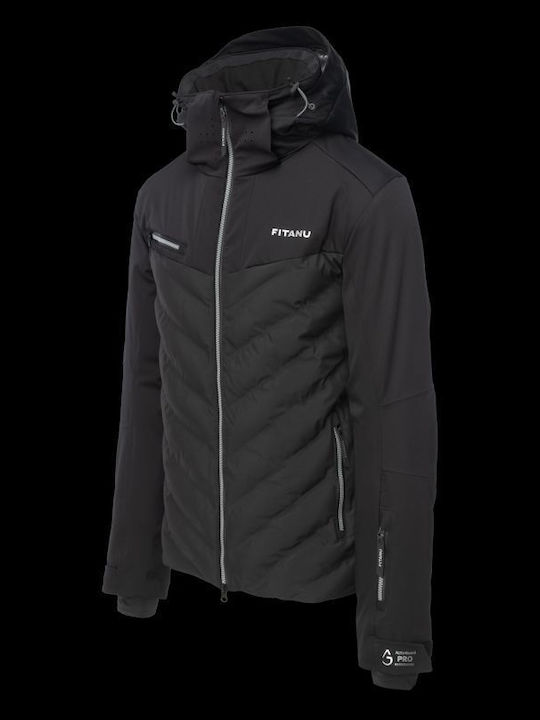 Fitanu Herren Jacken Puffer Schwarz