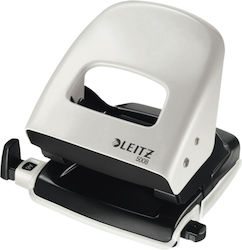 Leitz Paper Punches with 2-Hole Guide for 30 Sheets in Gray Color Leitz Paper Punches with 2-Hole Guide for 30 Sheets in Gray Color