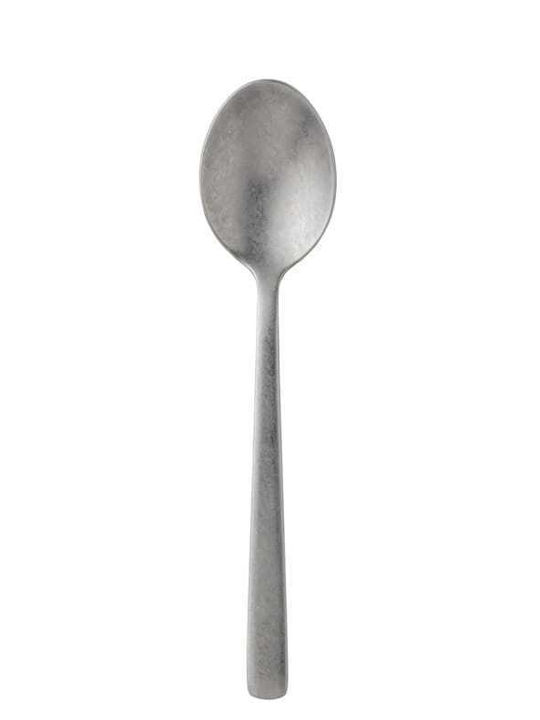 Yuk Set Of Silver Stainless Steel Fruit Spoons 12 Pieces