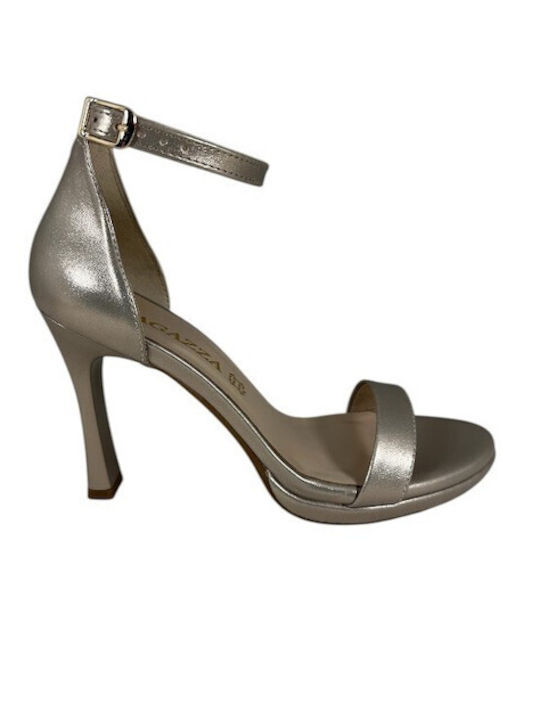 Ragazza Leather Sandals Beige