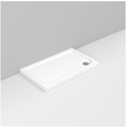 Ceramica Dolomite Ορθογώνια Πορσελάνινη Ντουζιέρα 120x70cm Λευκή