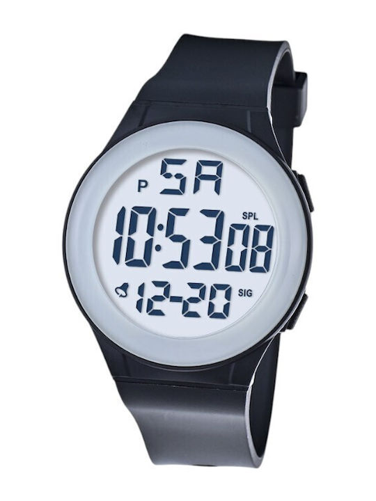 Digital Men's Watch 42mm Battery with Rubber St...