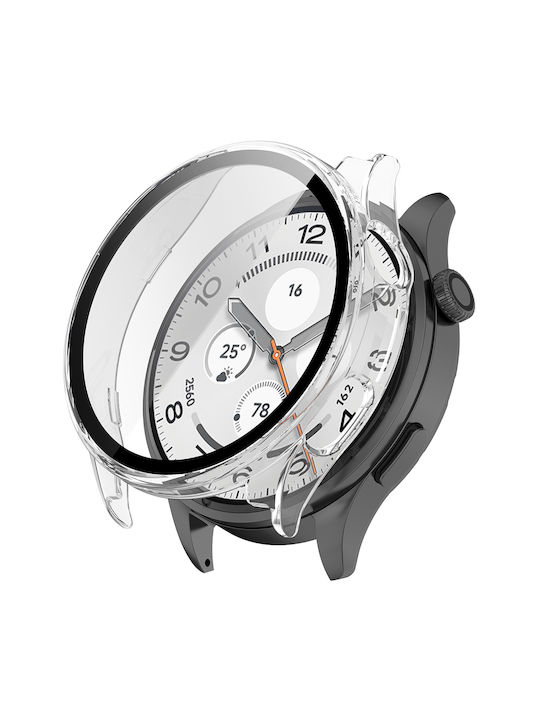 Techsuit Defense360 Pro Kunststoff mit gehärtetem Glas Tragbare Hülle in Transparenter Farbe für Xiaomi Watch 5
