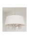COSMOLight Silver Pendant Light with Crystals