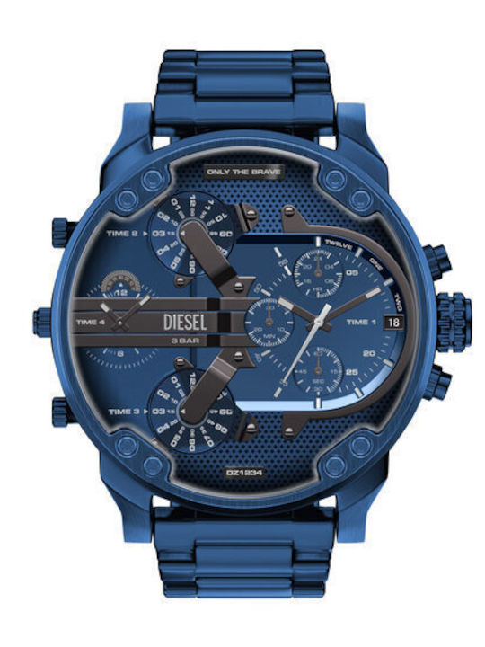 Diesel Mr.daddy 2.0 Men's Watch Battery Blue