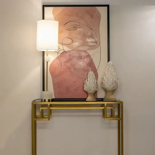 COSMOLight Table Lamp for E27 Fitting with White Shade and Base