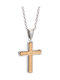 Visetti Men's Steel Cross with Chain