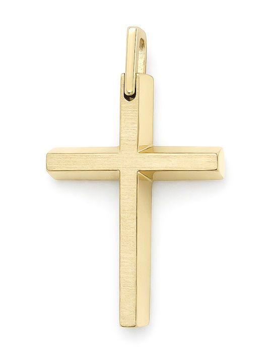 Daskalakis Männlicher Goldkreuz 9K Ohne Kette