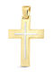 Daskalakis Men's 9K Gold Cross Without Chain