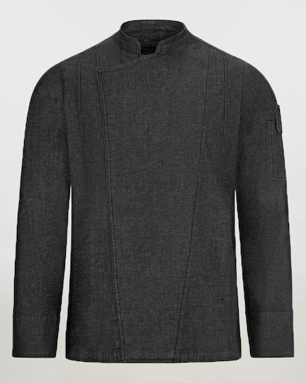 Haina De Bucătar Mânecă Lungă Velilla 405212s Denim Gri Închis