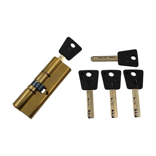 Mul-T-Lock Сигурностен Цилиндър Ключалка 90mm (40-50) Златист