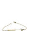 Gatsa Kids Bracelet ID Made of 9K Gold with Evil Eye & Cross