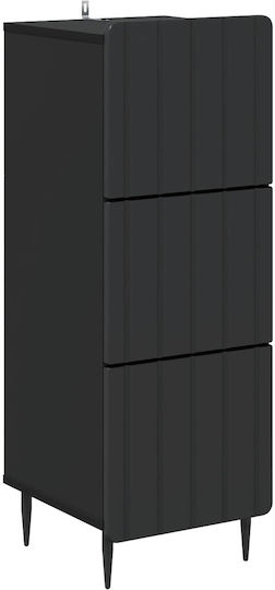 Sertar De Depozitare Din Lemn Cu 3 Sertare M33xL34.5xÎ92cm