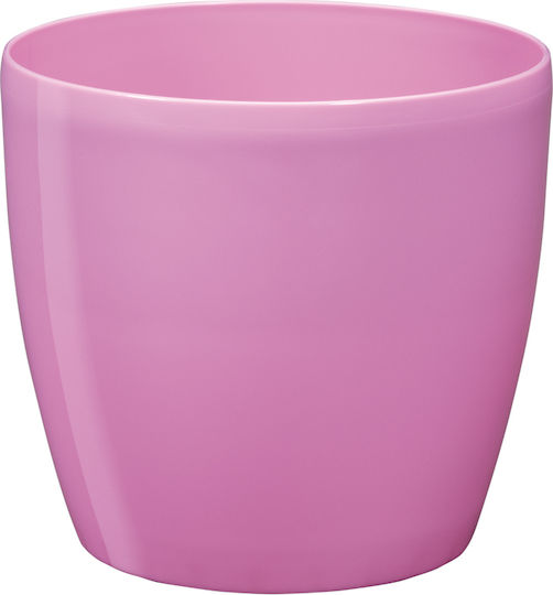Plant Pot Roto Brillante Φ.16cm Dark Pink