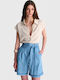 Damen Bermudas Blau 81253661-Light Blau