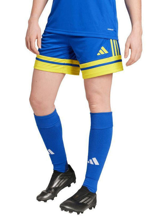Women's Activewear Shorts Blue and Yellow