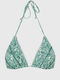 Bikini Τριγωνάκι Floral Πράσινο