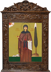St Irini Chrysovalantou Byzantine Wooden Carved 40cm