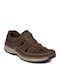 Leder Herrensandalen in Braun Farbe