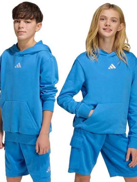 adidas Bluză pentru Copii cu Glugă Blue Essentials