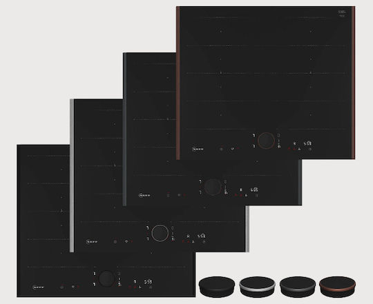 Neff N 90 Intelligentes Induktion Kochfeld mit Rahmen Autonom mit Sperrmodus 61.4x52.7cm Ohne Flex Design Kit
