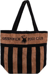 Greenwich Polo Club Текстилна Плажна Чанта Кафява Greenwich Polo Club Текстилна Плажна Чанта Кафява