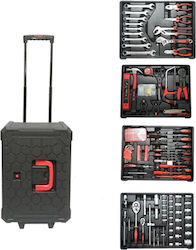 Tool Set 186 Pieces Trolley and Transport Tool Case
