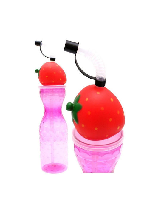 Excellent Houseware Αθλητικό Παγούρι Πλαστικό 500ml Ροζ