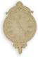 Wooden Carved Clock 7x4